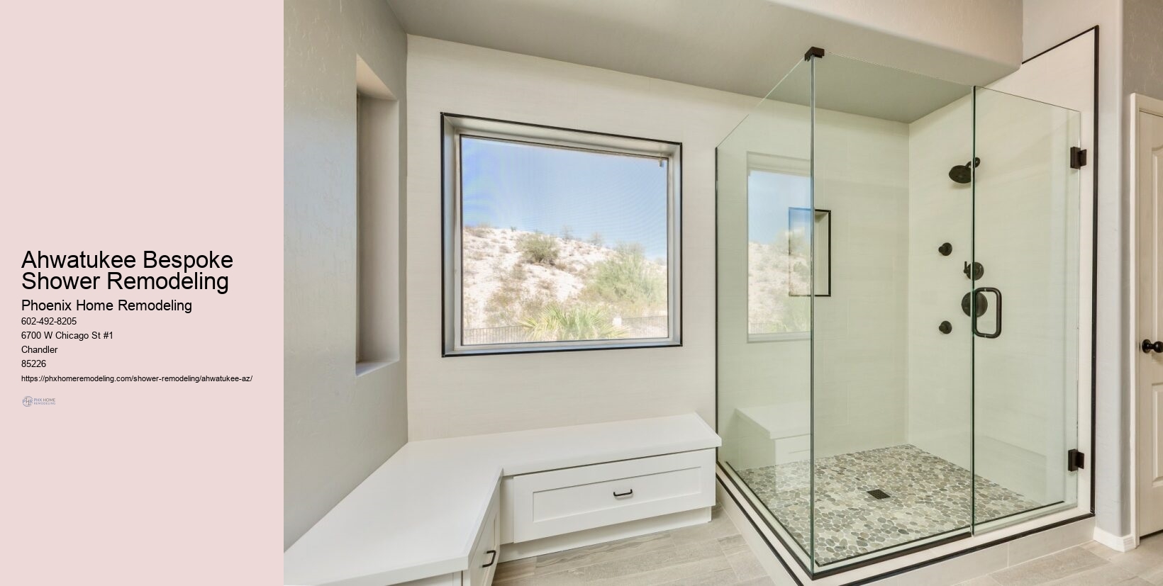 Replacing Shower In Ahwatukee