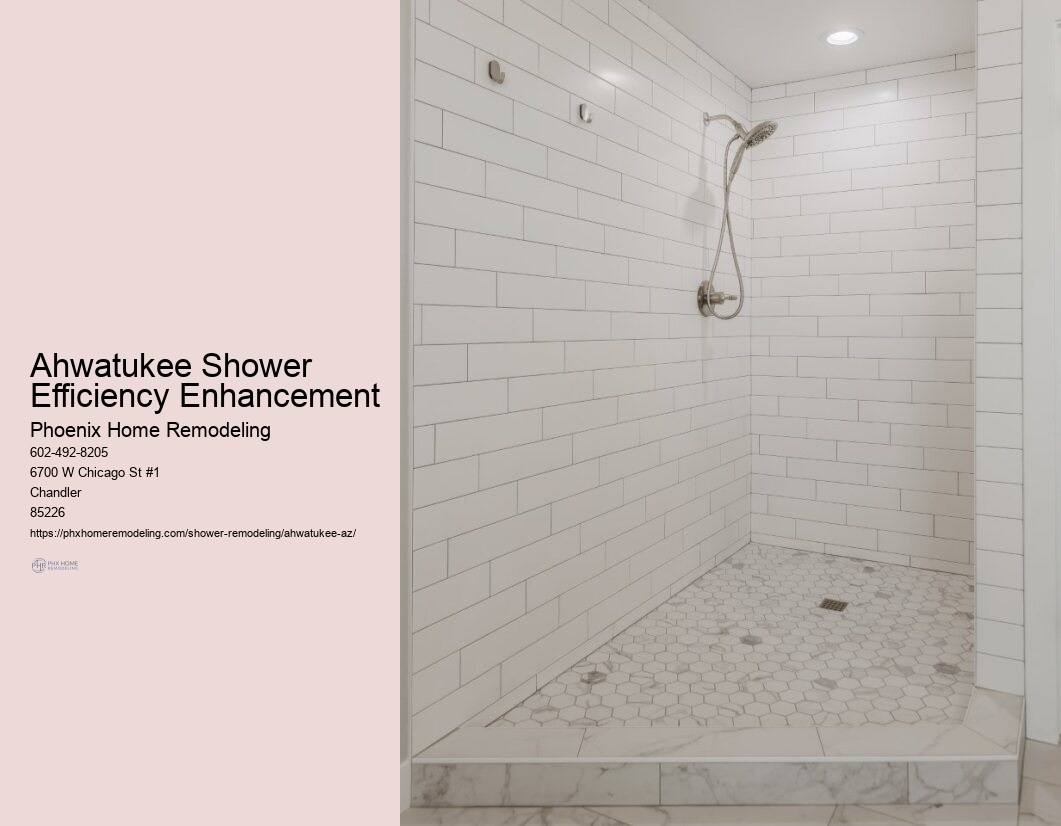 What are Ahwatukee regulations for shower remodeling