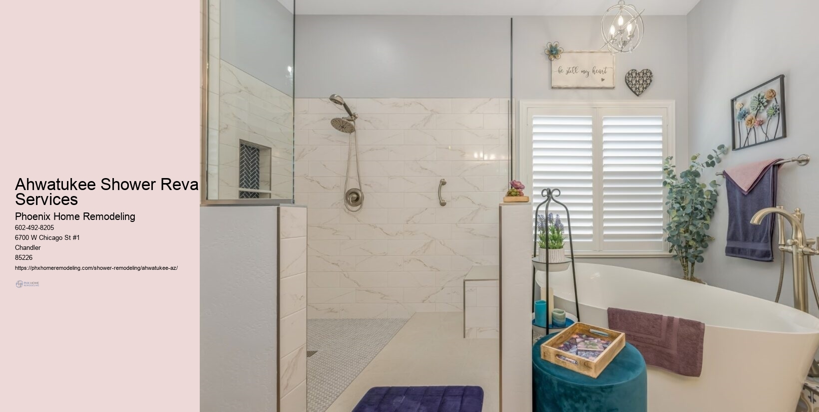 Chandler Shower Remodeling Services