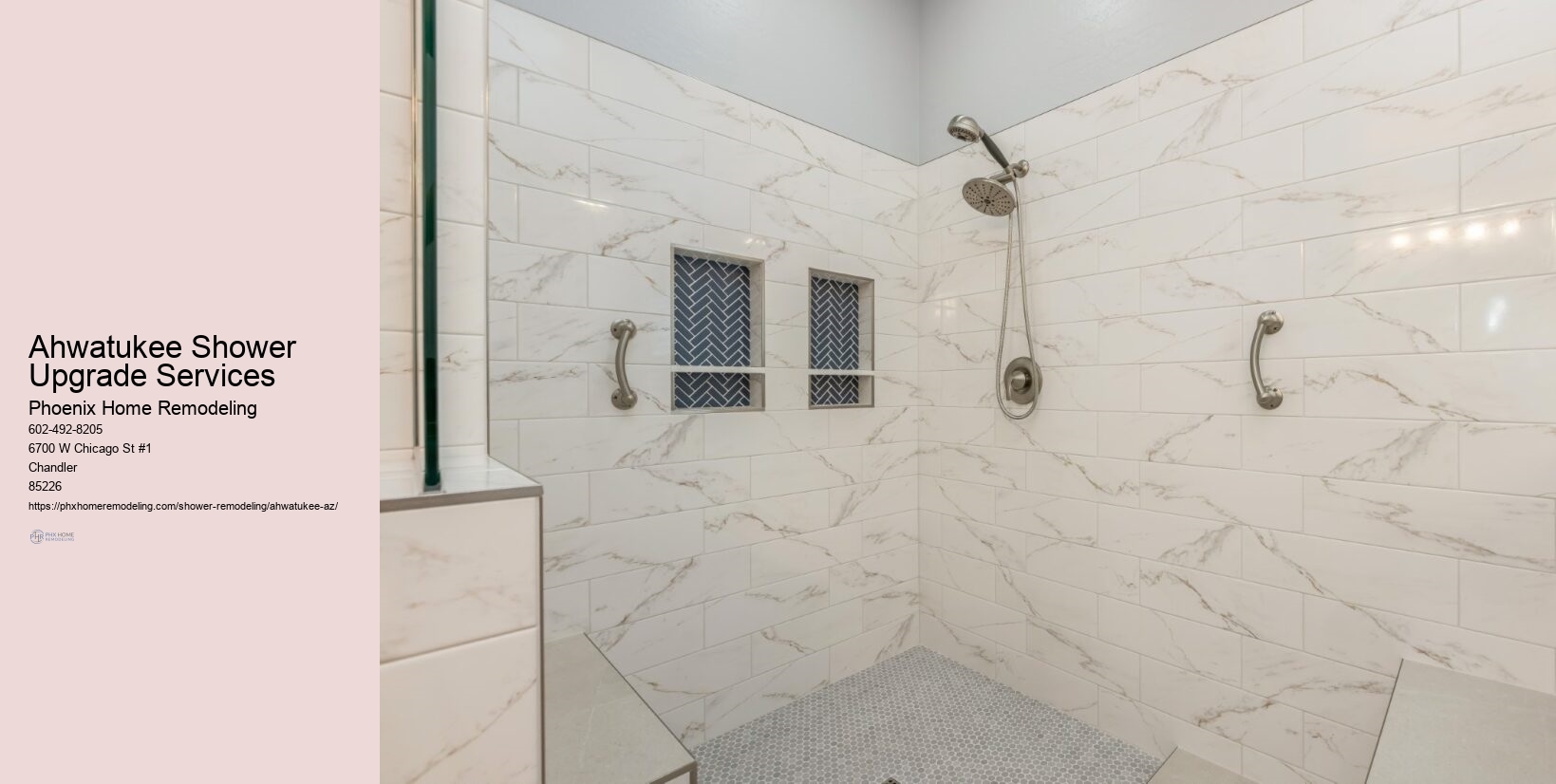 Ahwatukee Bathroom Redesign Shower