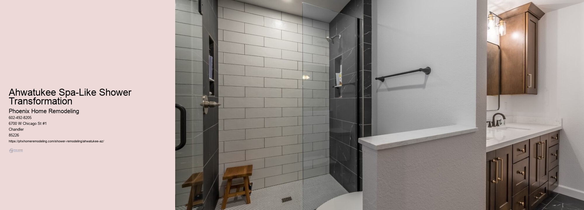 Customized Shower Design Ahwatukee