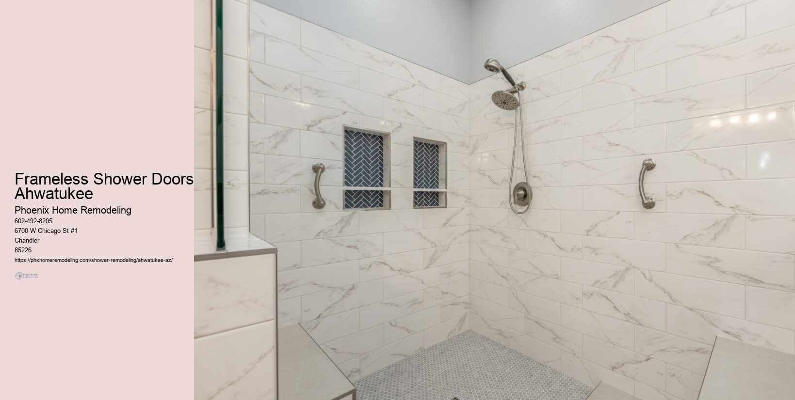 Seamless Shower Remodel in Ahwatukee