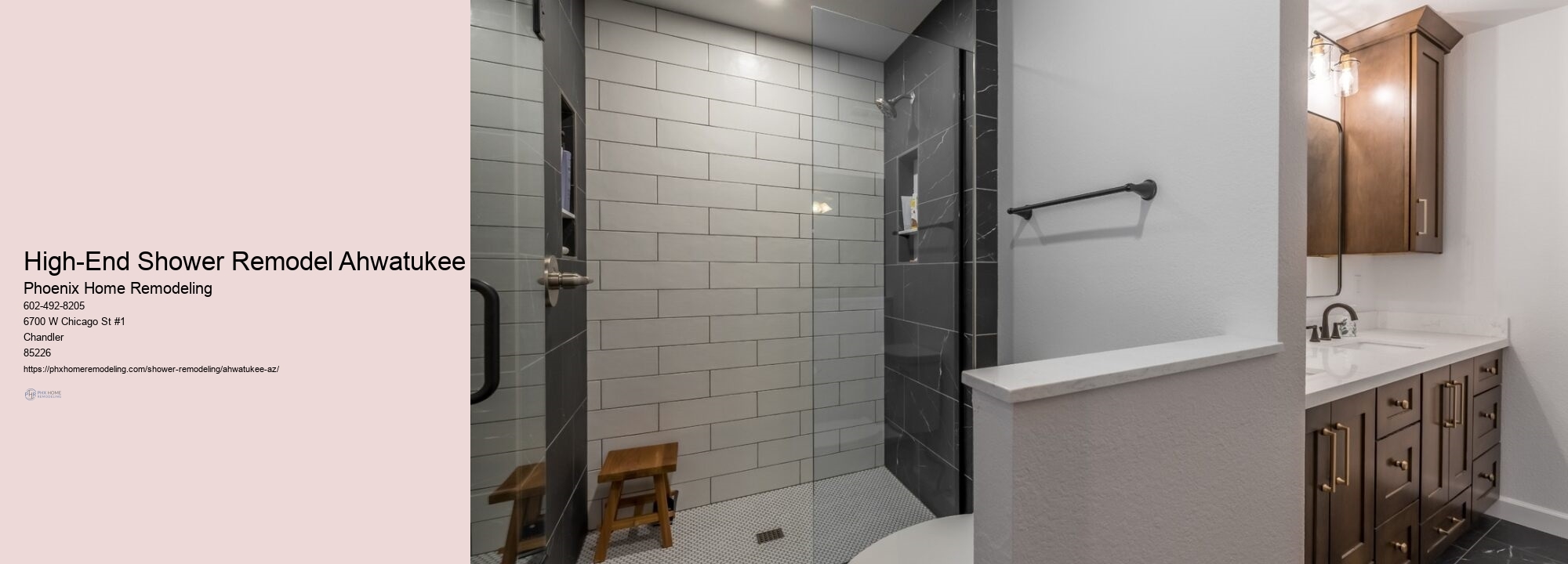 How to create an accessible shower in Ahwatukee