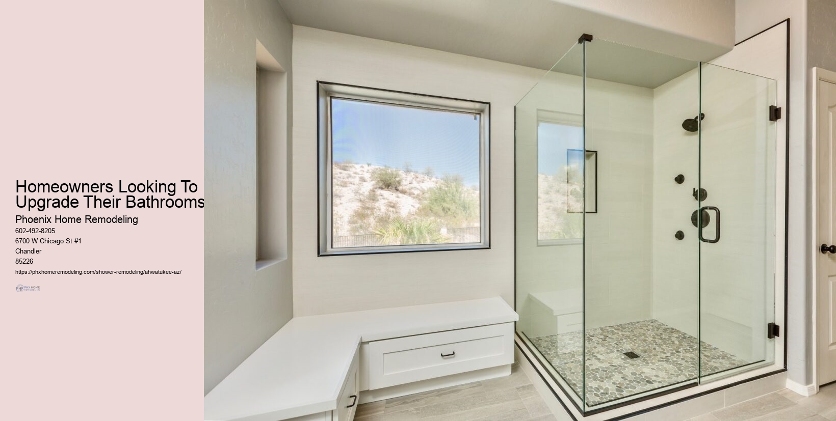 Innovative Shower Remodel Ahwatukee