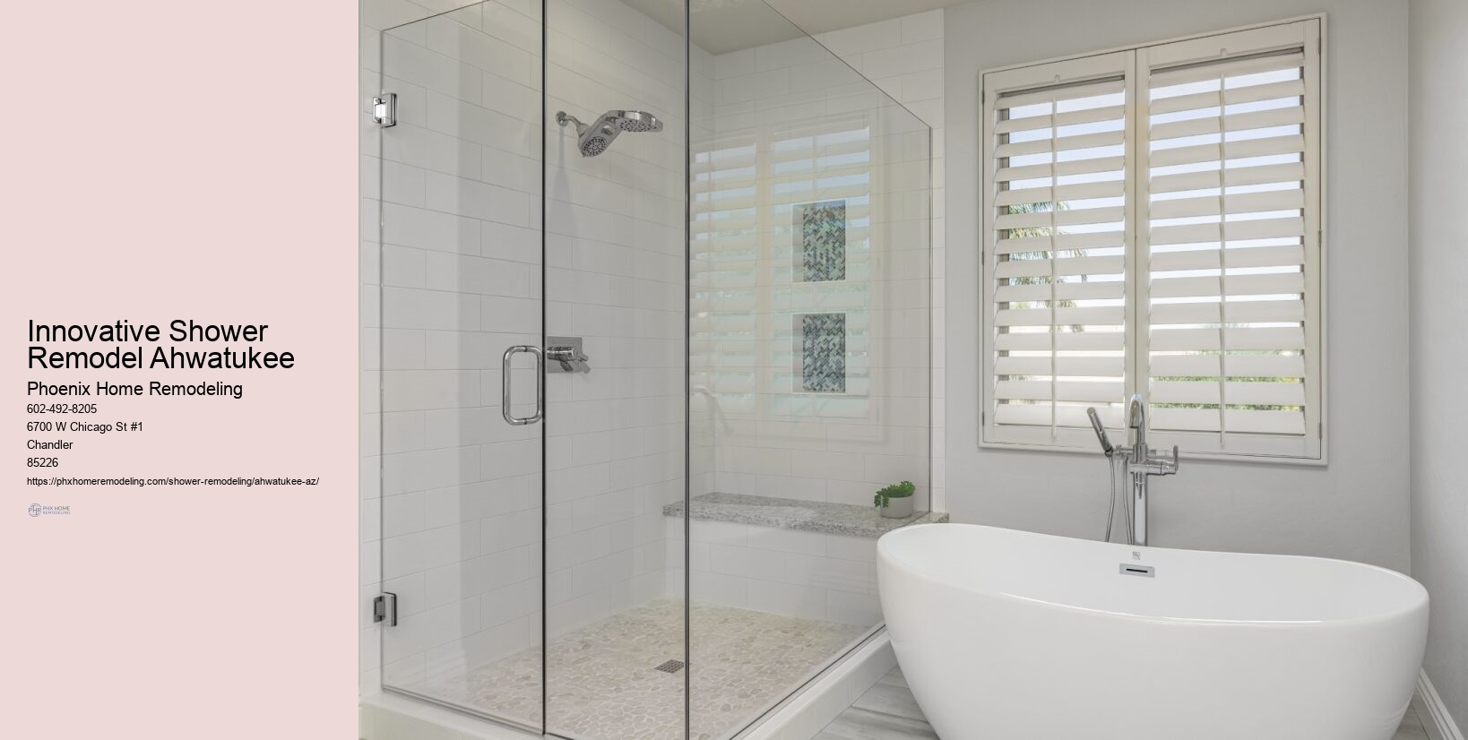 Innovative Shower Remodel Ahwatukee