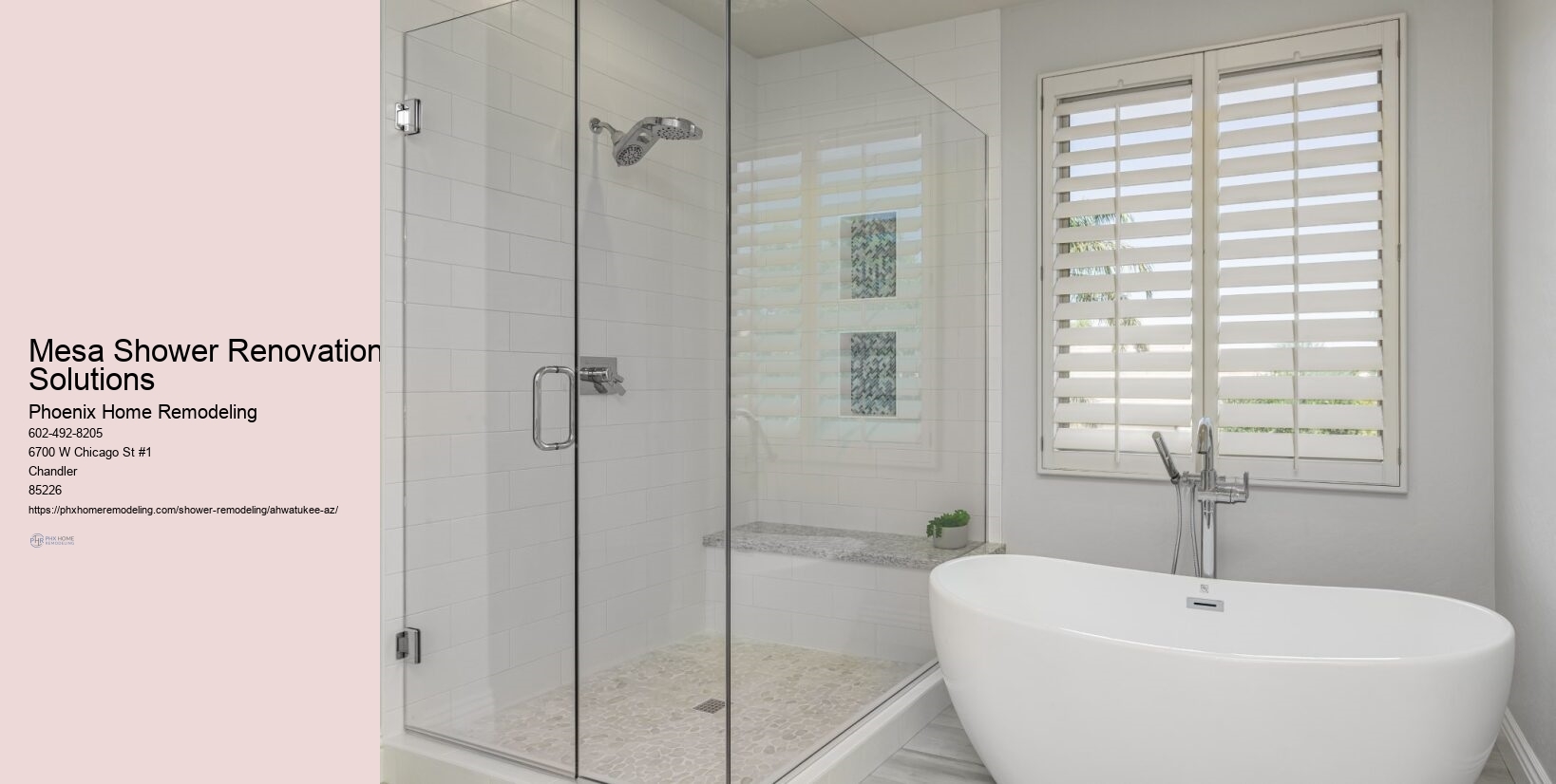 Mesa Shower Renovation Solutions