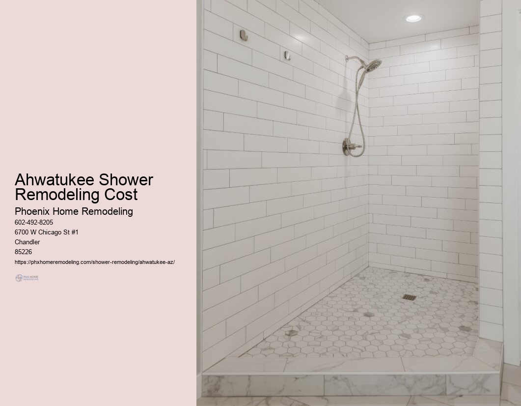 Can I DIY part of my shower remodel in Ahwatukee