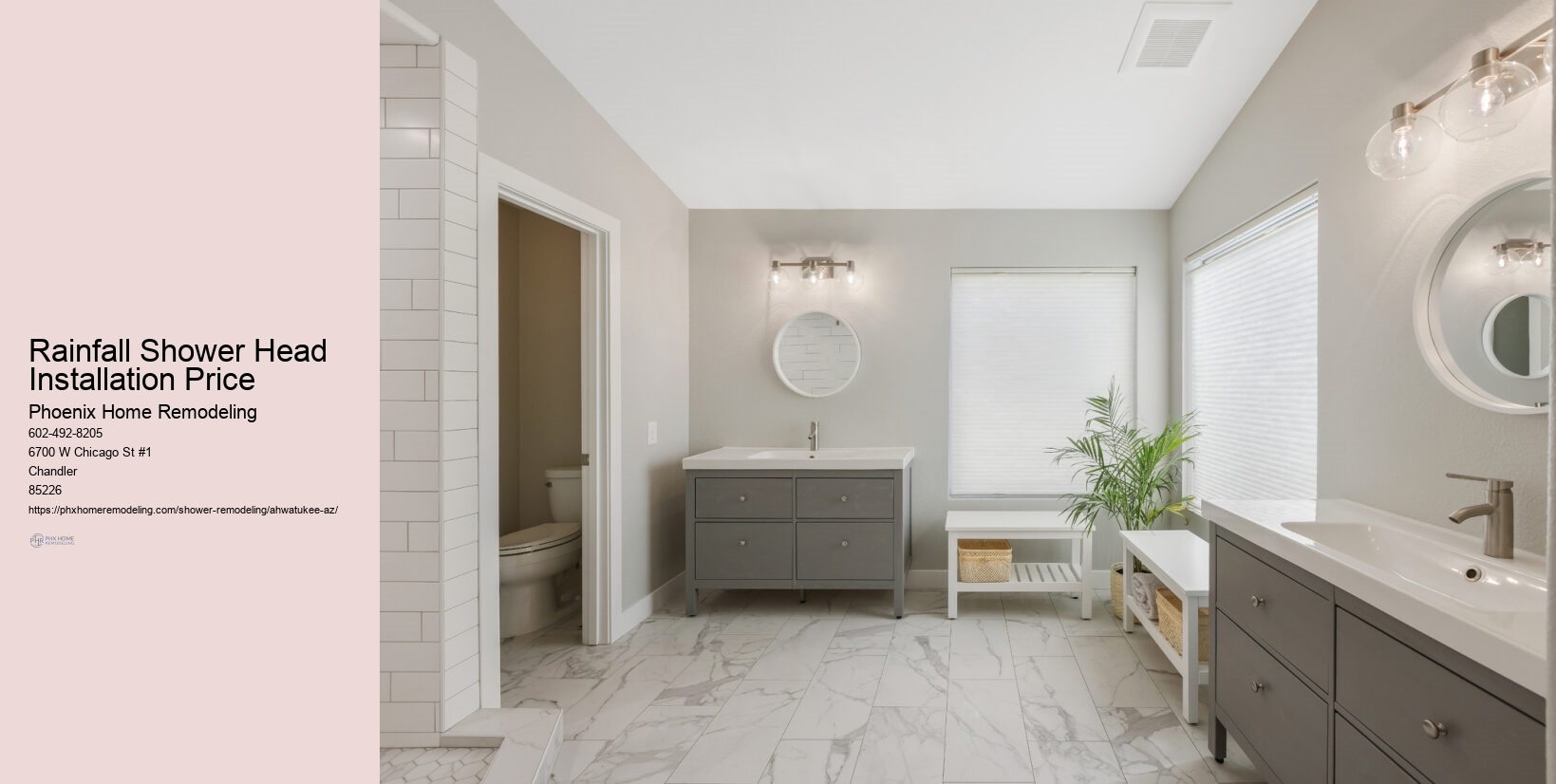 How to ensure proper ventilation in a shower remodel in Ahwatukee