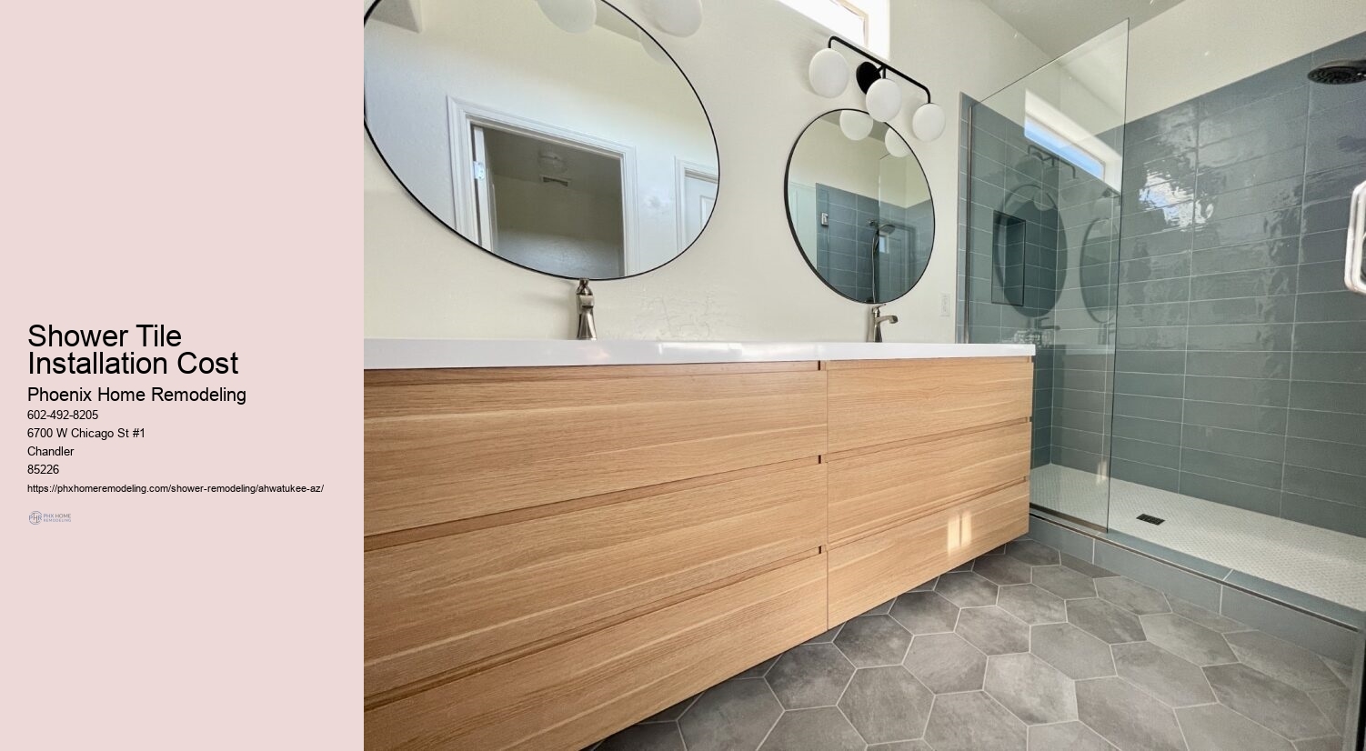 Shower Tile Installation Cost